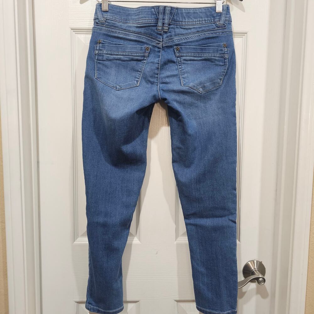 Democracy Ab Technology Skinny Jeans Size 2 Medium Wash - Picture 3 of 6